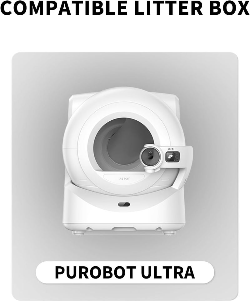 PETKIT High Performance Litter Pad Ultra Exclusive for Purobot Ultra Camera Automatic Cat Litter Box, Waterproof Leakproof Cylinder Pad, Anti-Stick/Scratch-Resistant Litter Box Mat - Image 5